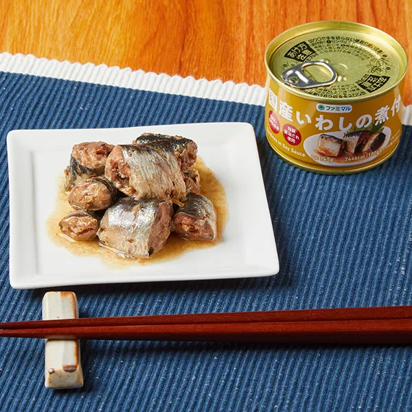 Domestic Sardines Simmered in Special Soy Sauce