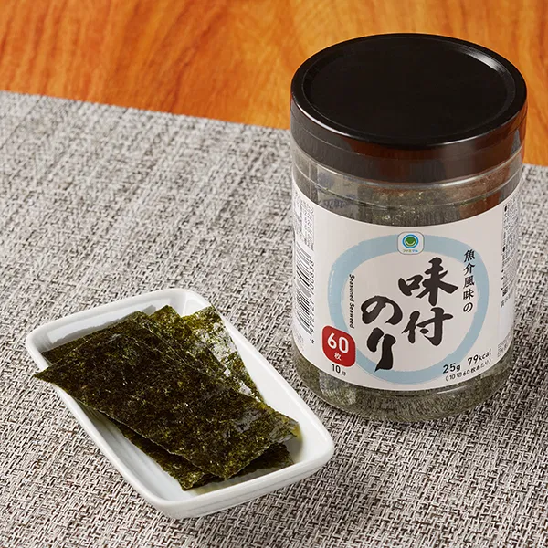 Seafood-flavored seasoned nori, 60 sheets (10-cut)