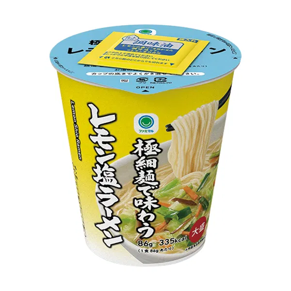Lemon Salt Ramen with Ultra-Thin Noodles
