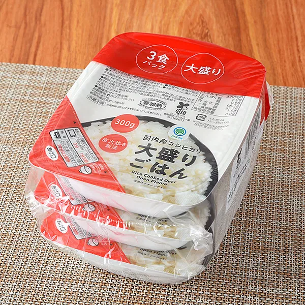 Domestic Koshihikari Rice - Large Serving 300g 3-Meal Pack