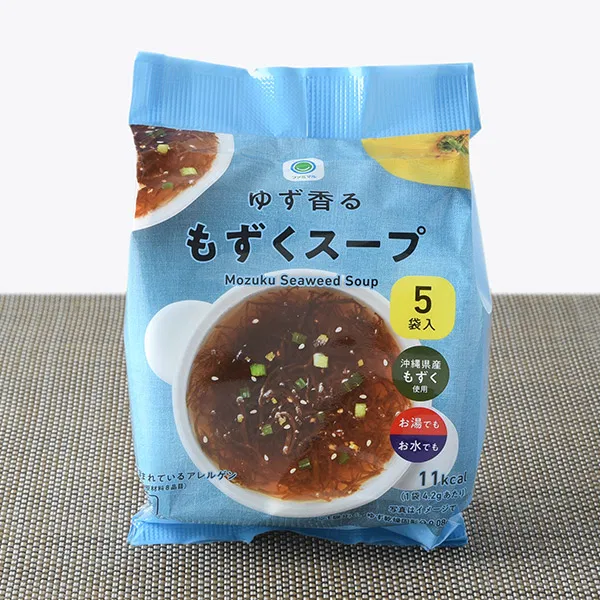Yuzu-Scented Mozuku Soup, 5 Packets