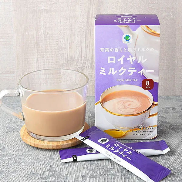 Royal Milk Tea with Tea Leaf Aroma and Rich Milk