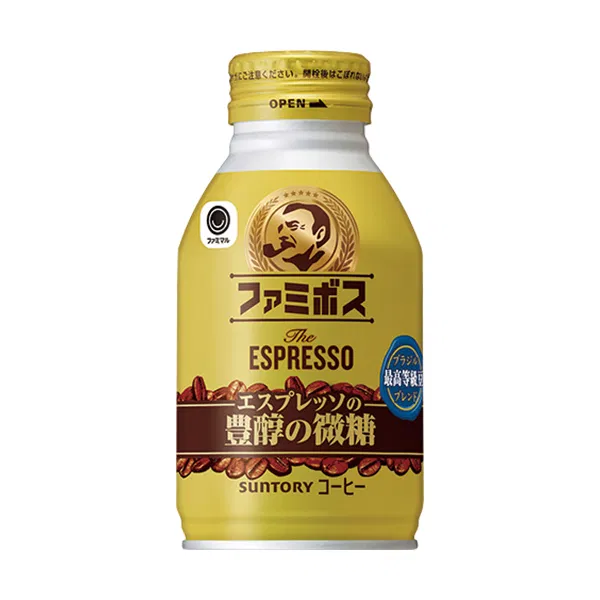 Famimaru × BOSS Low-Sugar Coffee 260ml