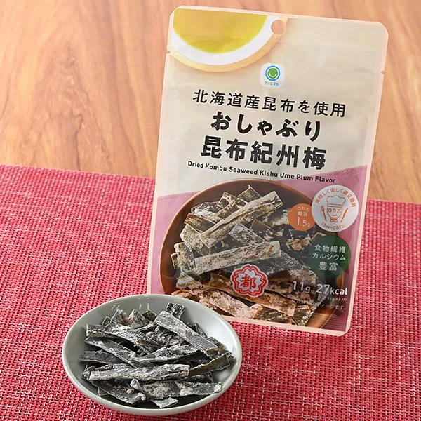 Oshaburi Kombu with Kishu Ume - Made with Hokkaido kelp