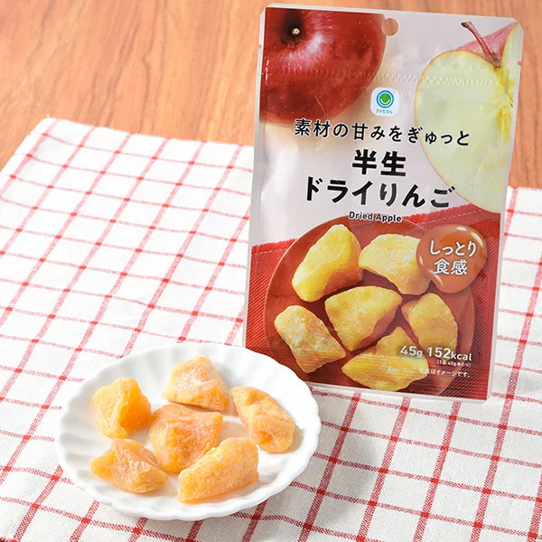 Soft-Dried Apple with Concentrated Natural Sweetness