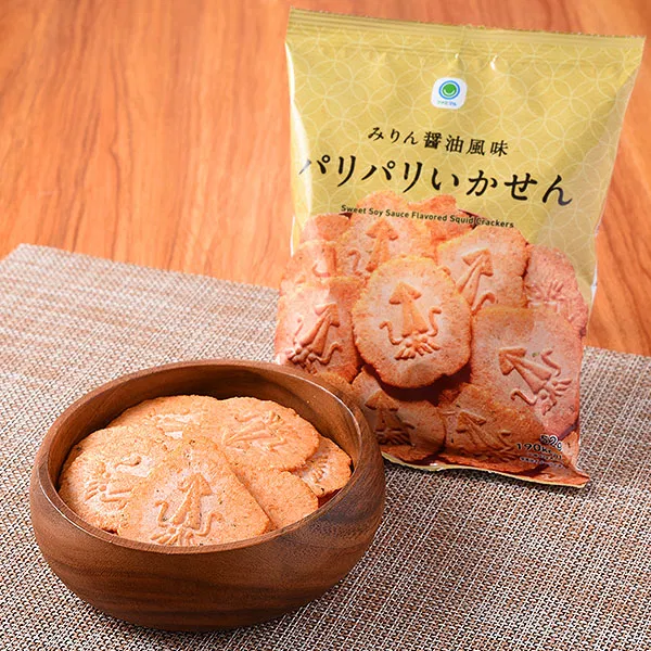 Mirin-Soy Sauce Flavored Crispy Squid Crackers