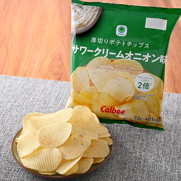 Thick-Cut Potato Chips - Sour Cream & Onion flavor