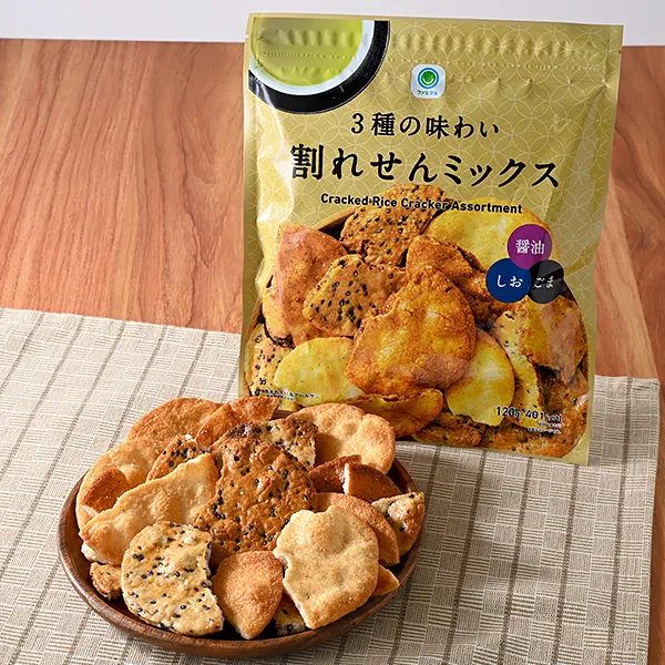 Three-Flavor Broken Senbei Mix