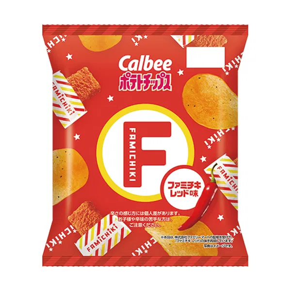 Calbee Potato Chips: Famichiki Red Flavor