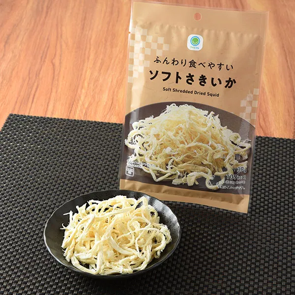 Soft, Easy-to-Eat Shredded Squid