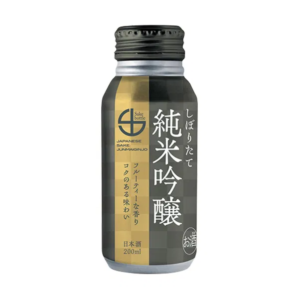 Nihonsakari Sake Bottle Shiboritate Junmai Ginjo 200ml