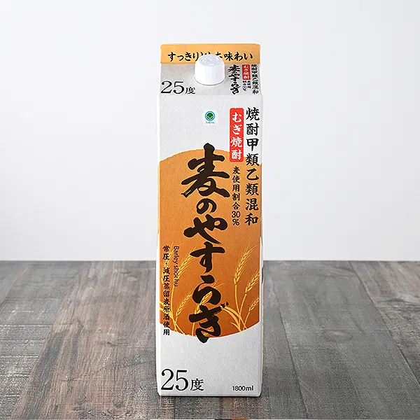 Mugi no Yasuragi 25% Barley Shochu 1,800ml