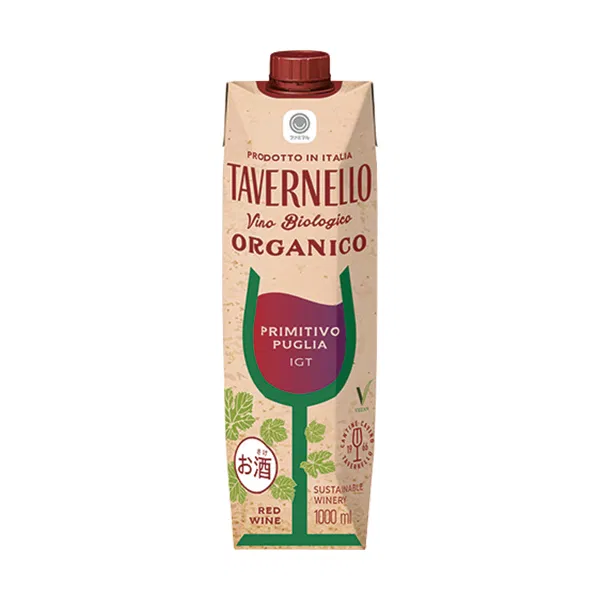 Tavernello Organic Primitivo, Puglia, 1L