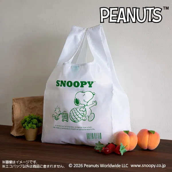 SNOOPY Plastic Bag-Style Eco Bag