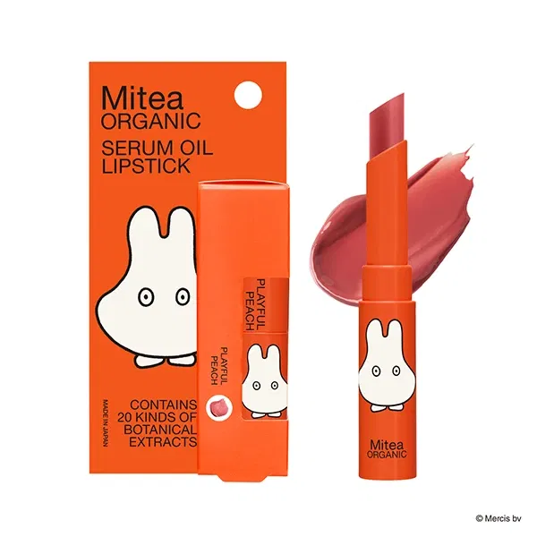 Mitea ORGANIC Miffy Serum Oil Lipstick 07 Playful Peach