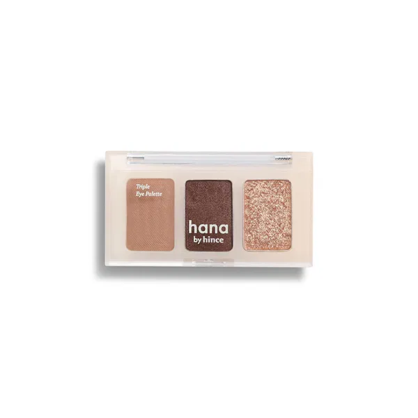 hana by hince Triple Eye Palette 03 Caramel