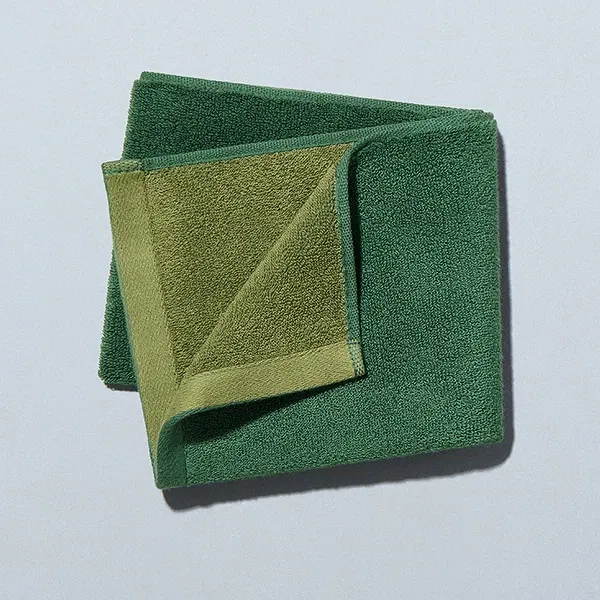 Soft Face Towel - Reversible Matcha & Mugwort