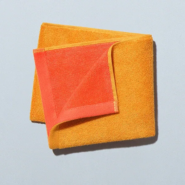Soft Face Towel - Mandarin & Pink Grapefruit, Reversible