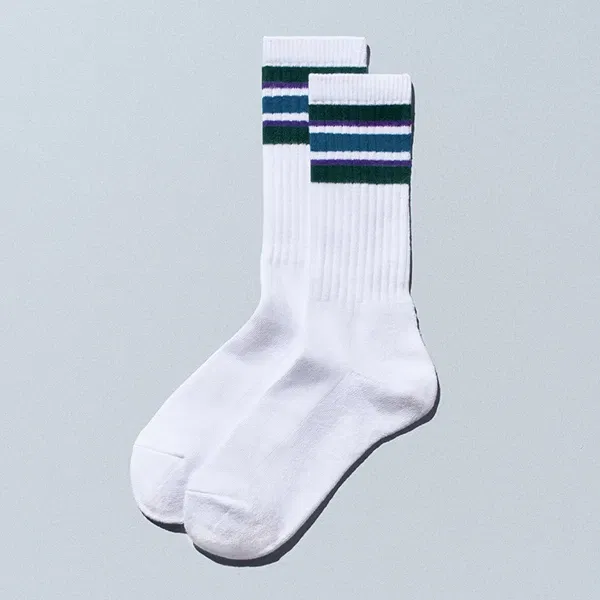 Line Socks 2026 Autumn Colors – White