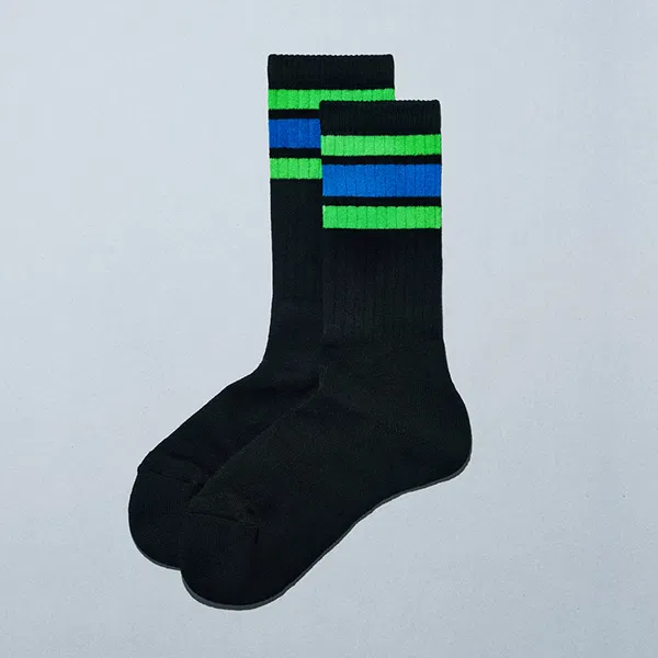Line Socks - Conbini Black