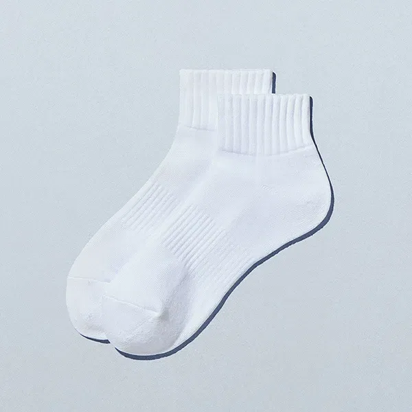 Short Socks - White, 25-28 cm