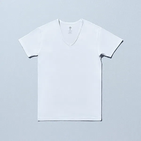 Men's V-Neck Undershirt (White)