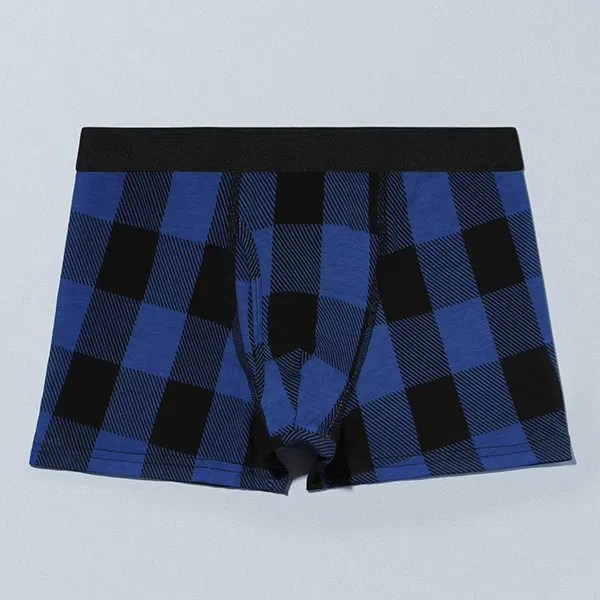 Boxer Shorts Buffalo Check Blue