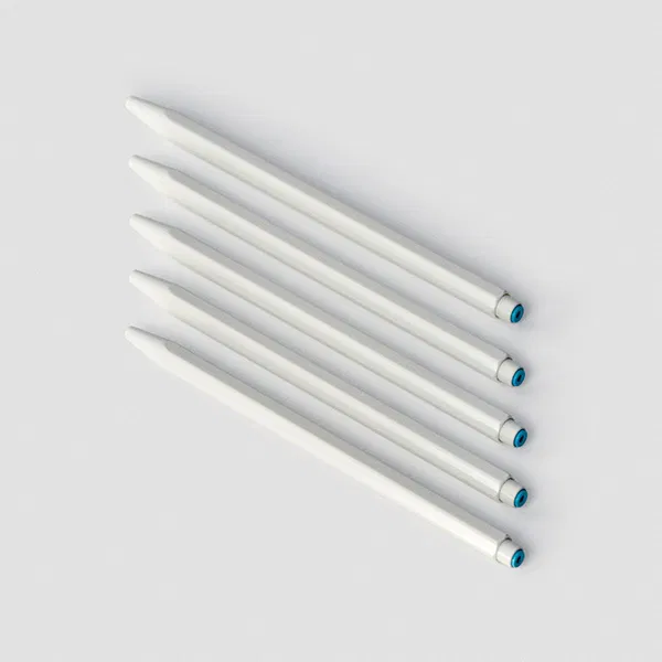 White hexagonal mechanical pencil (1 pc)