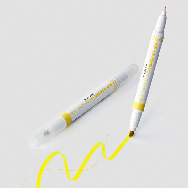 2-Way Marker Yellow (1 pc)