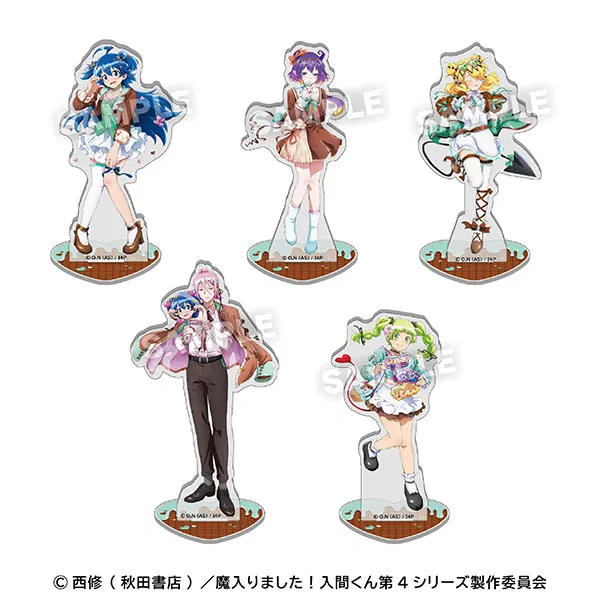 Trading Acrylic Stand from the anime 'Welcome to Demon School! Iruma-kun' - Akudoru × Chocolate Mint ver.