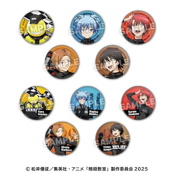 TV Anime 'Assassination Classroom' Trading Can Badge - Racing Ver.
