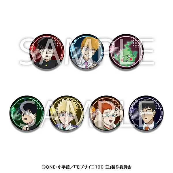 Mob Psycho 100 III Trading Button Pins