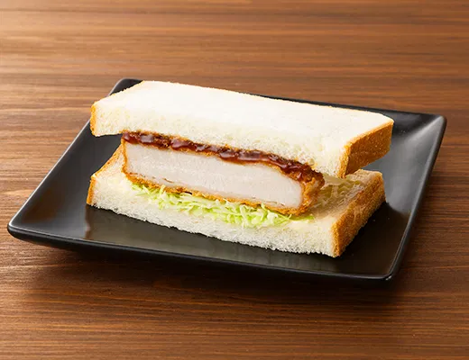Thick-cut Sangen pork loin katsu sandwich (1 piece) with Maisen-supervised tonkatsu sauce