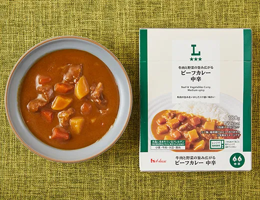 Beef Curry with Beef and Vegetables, Medium Spicy