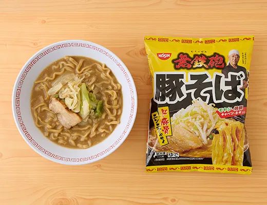 Nissin Frozen Mutekippou Pork Soba