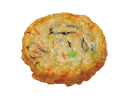 Satsuma-age with Hijiki and Five Vegetables