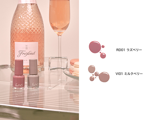 And by ROM&ND Glassy Drop Nail