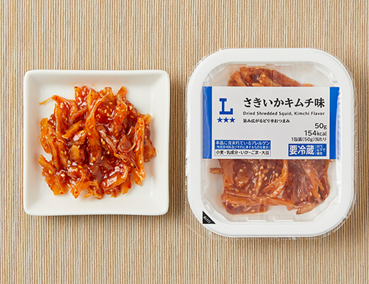 Kimchi-Flavored Shredded Squid