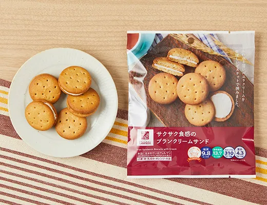 Crispy Bran Cream Sandwich