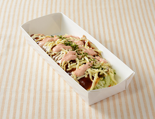 Cabbage-wrapped bake with cheese and mentaiko mayo, containing half a day’s vegetables