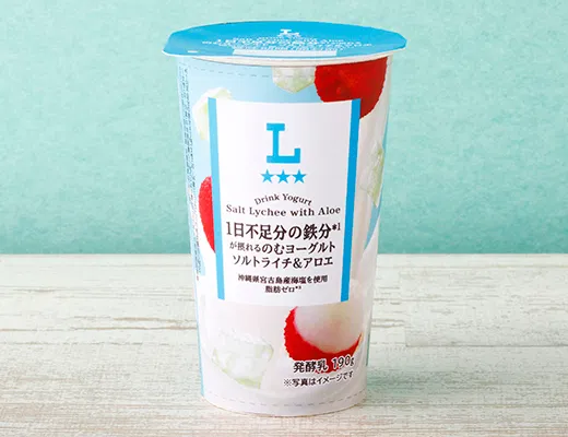Drinkable yogurt for your daily iron needs — Salt Lychee & Aloe