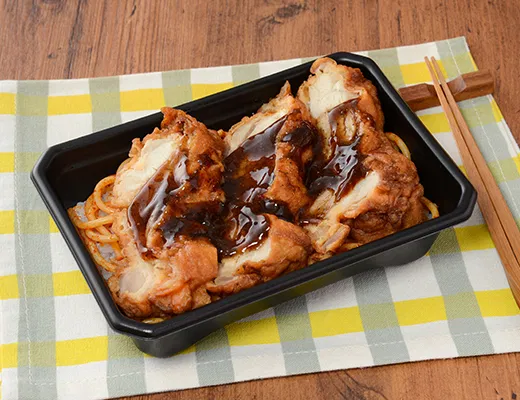 Okazu Don! Black Pepper Garlic Sauce Chicken Karaage Bento
