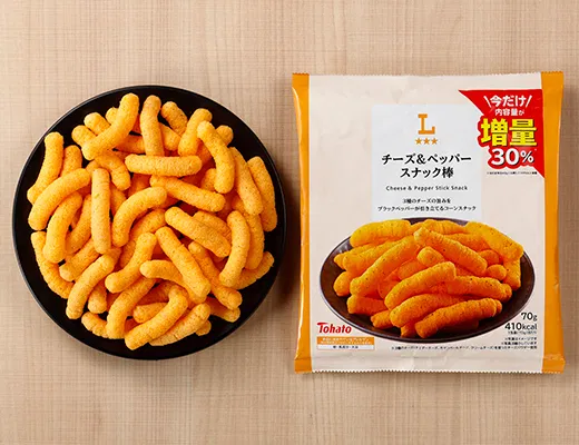 Cheese & Pepper Snack Sticks – 30% More