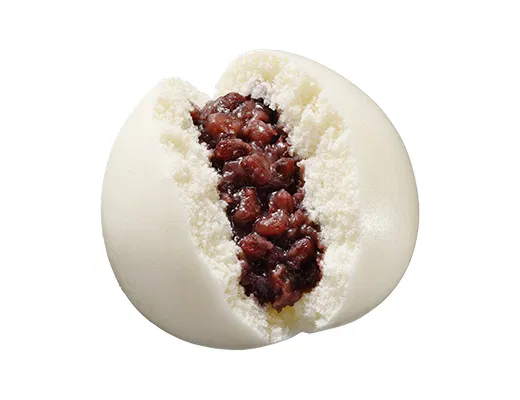 Tsubuan Manju (Chunky Red Bean Bun)
