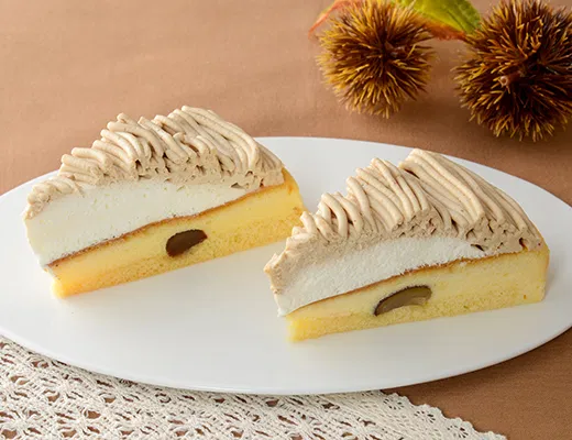 Two Chestnut Mont Blanc Cakes