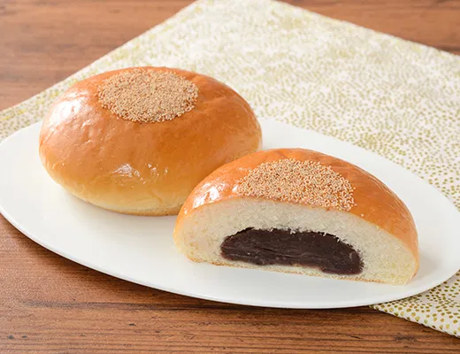 Chunky Red Bean Paste Bread