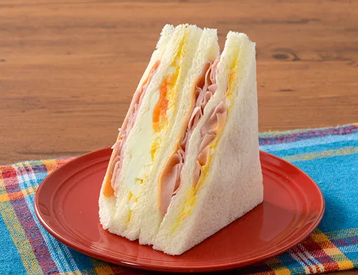 Ham & Cheese Egg Sandwich
