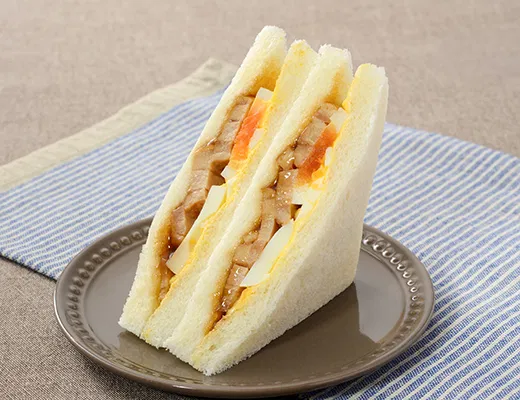 Teriyaki Chicken Egg Salad Sandwich