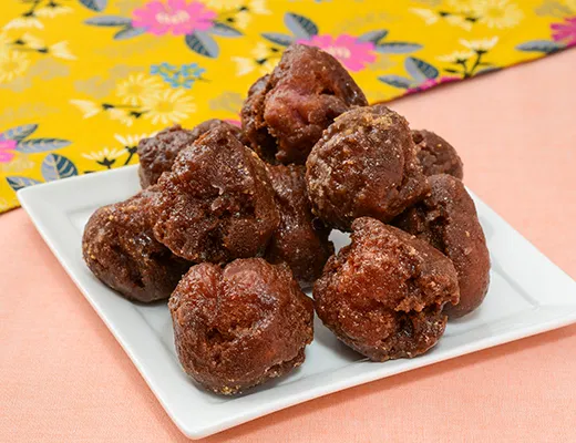 Purple Sweet Potato Sata Andagi – 10 Pieces