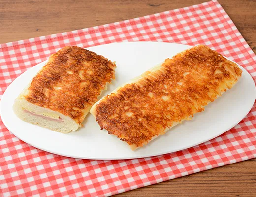 Chewy Panini with Ham and Cheese